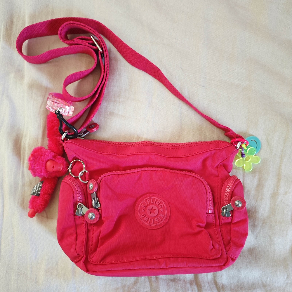 Kipling Gabbie Mini In Confetti Pink
